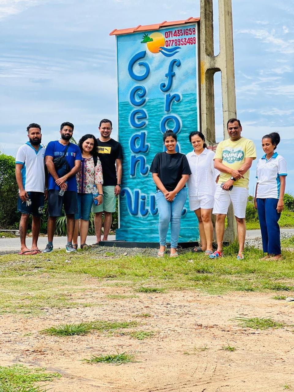Ocean Front Villa Hikkaduwa Luaran gambar